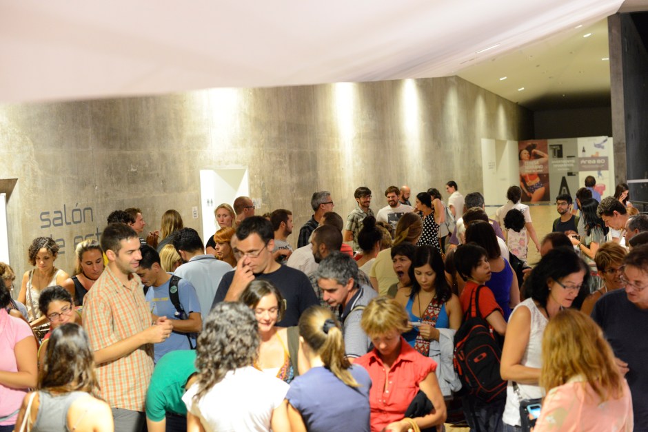 publico en la entrada