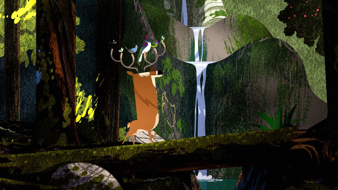 Spring Jam - Stag and Birds